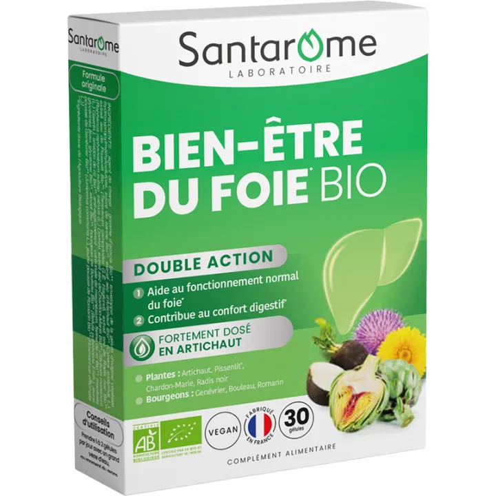 Santarome Bien-Être du Foie Bio – 30 gélules