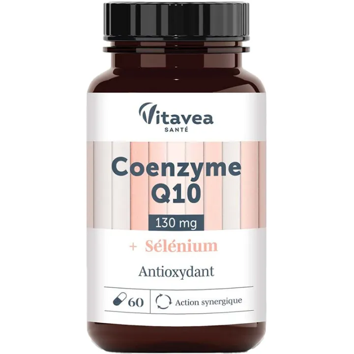 Vitavea Coenzyme Q10 + Sélénium Antioxydant 60 gélules