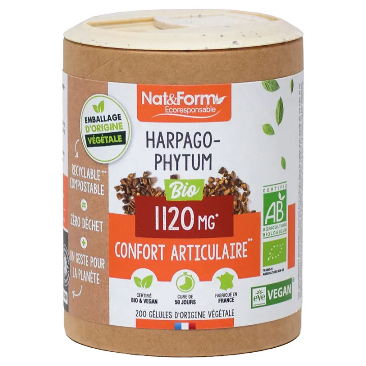 Harpagophytum Bio 200 gélules Nat & Form