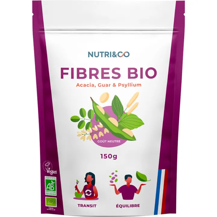 Nutri&Co Les Fibres Bio en Poudre 150 g