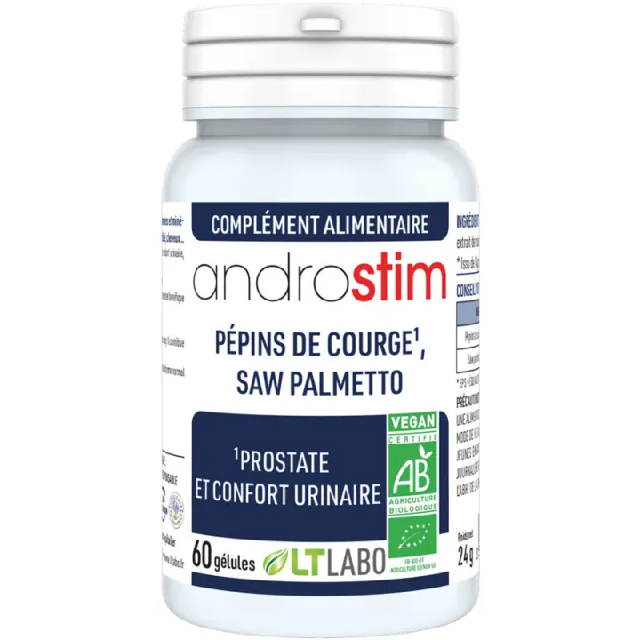 LT Labo Androstim Bio Prostate et Confort Urinaire 60 gélules