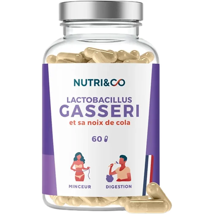Nutri&Co Lactobacillus Gasseri & Noix de Cola 60 Gélules