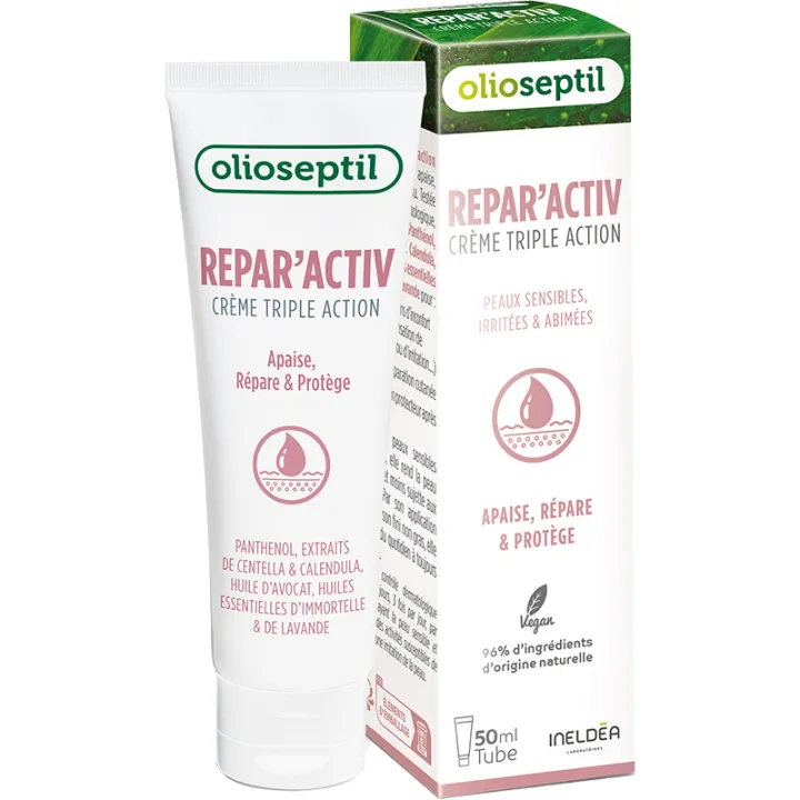 Olioseptil Repar'Activ Crème Triple Action - 50 ml