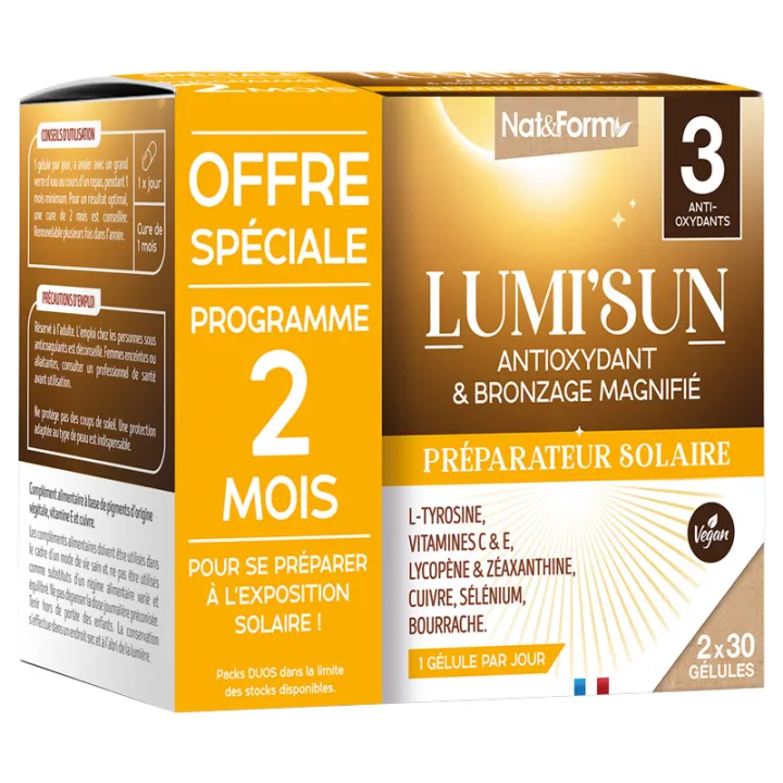 Nat & Form Préparateur Solaire Gélules