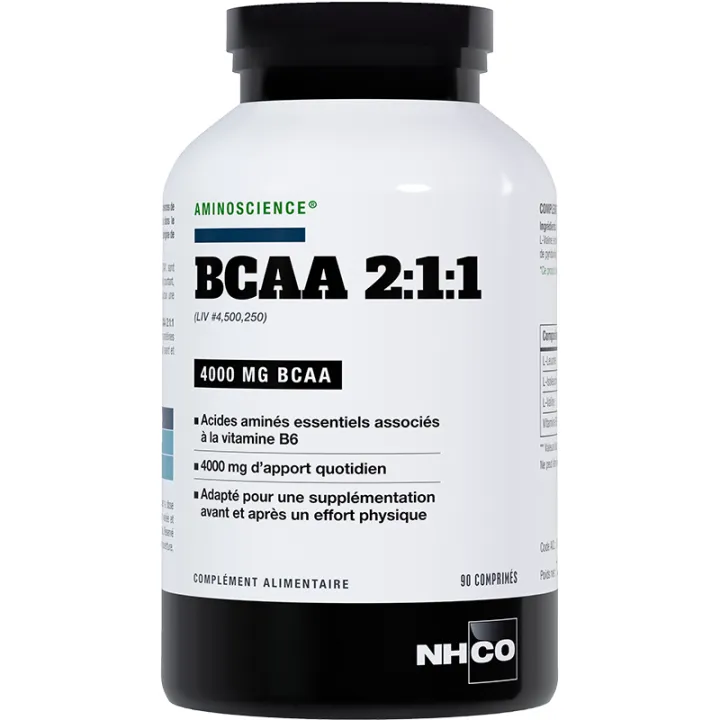 NHCO Aminoscience BCAA 2:1:1 4000 mg 90 comprimés