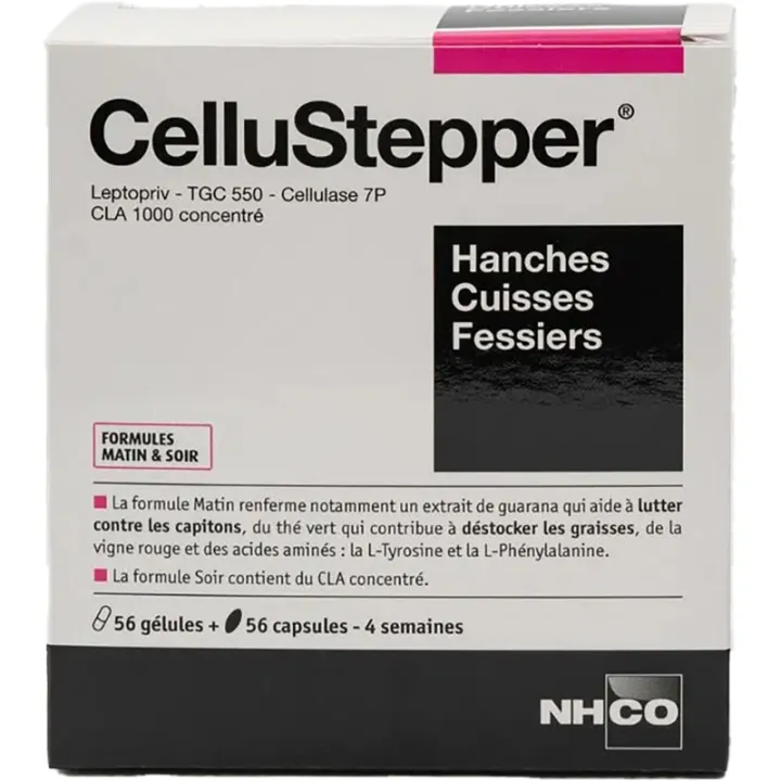 NHCO CelluStepper Hanches, Cuisses, Fessiers 56 gélules + 56 capsules