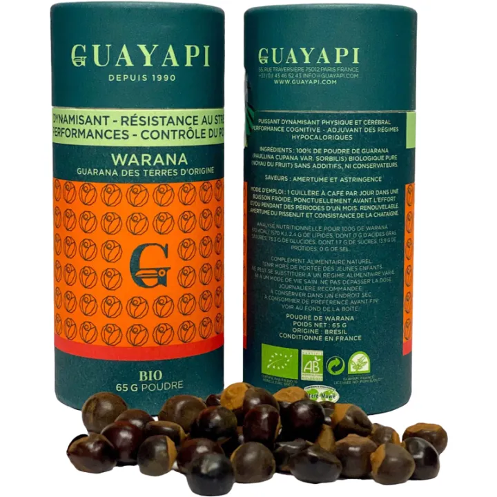 Guayapi Warana Dynamisant naturel poudre 65 g