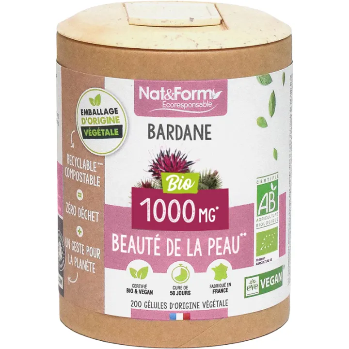 Bardane Bio 200 gélules Nat & Form