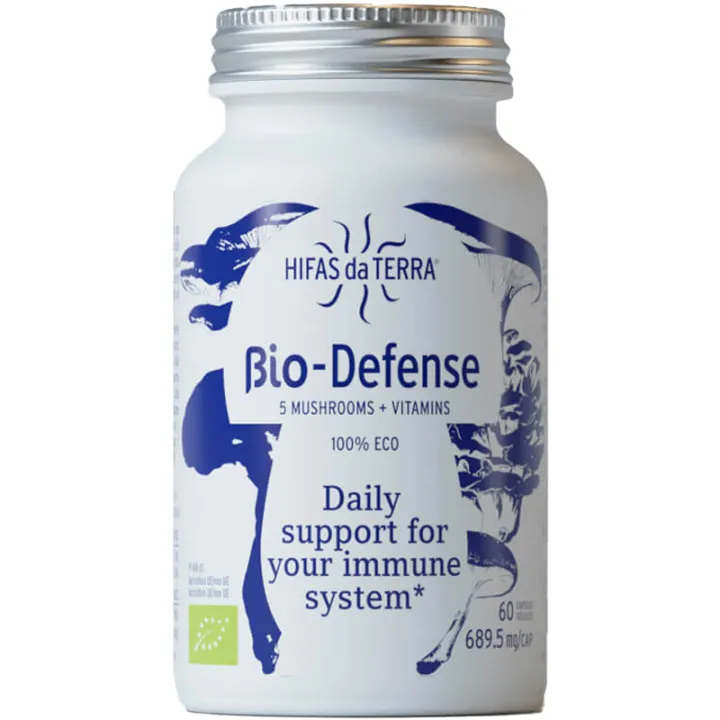 Hifas da Terra Bio-Defense Synergie 5 Champignons 60 Gélules
