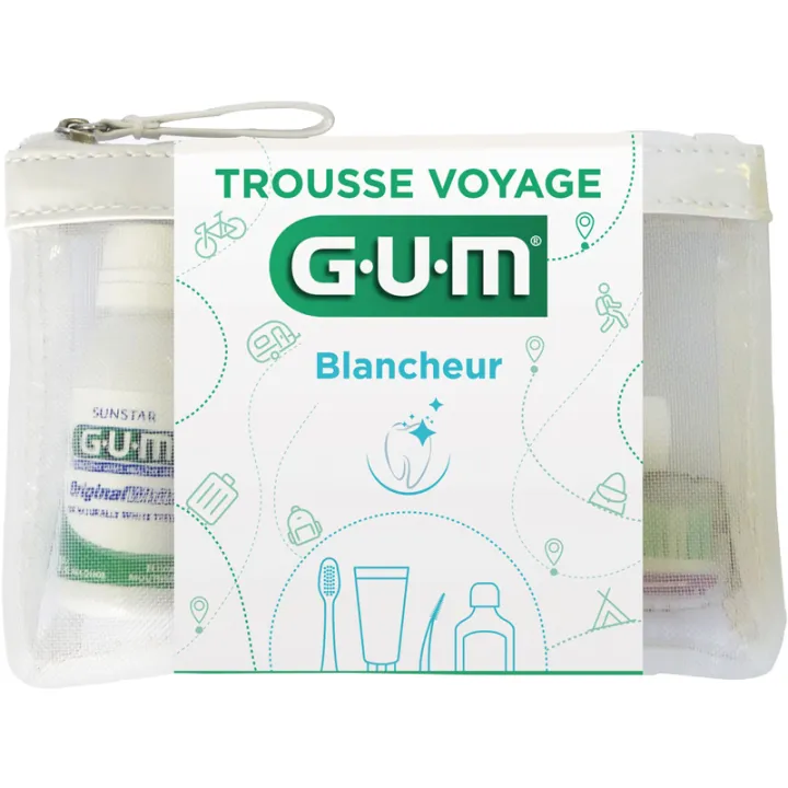 Sunstar GUM Trousse de Voyage Blancheur
