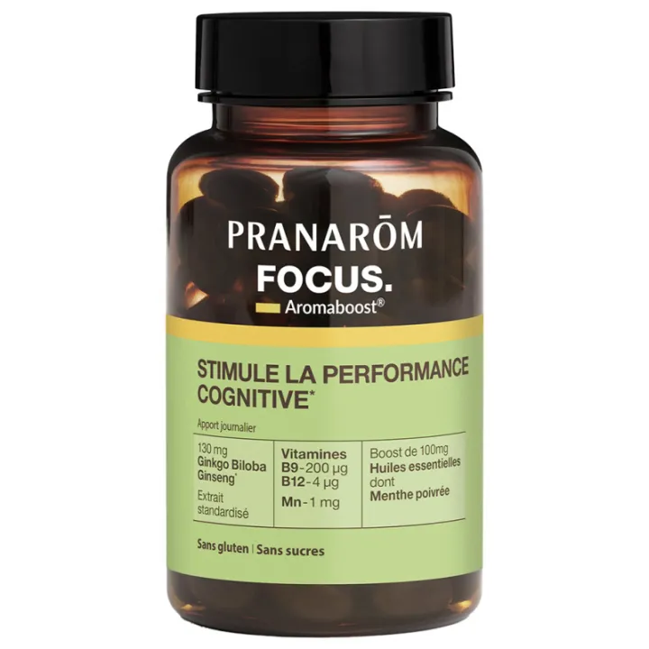 Pranarôm Aromaboost Focus 60 Capsules*