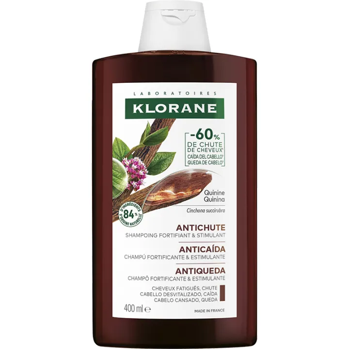 Klorane Antichute Shampoing Quinine & Edelweiss Bio - 400 ml