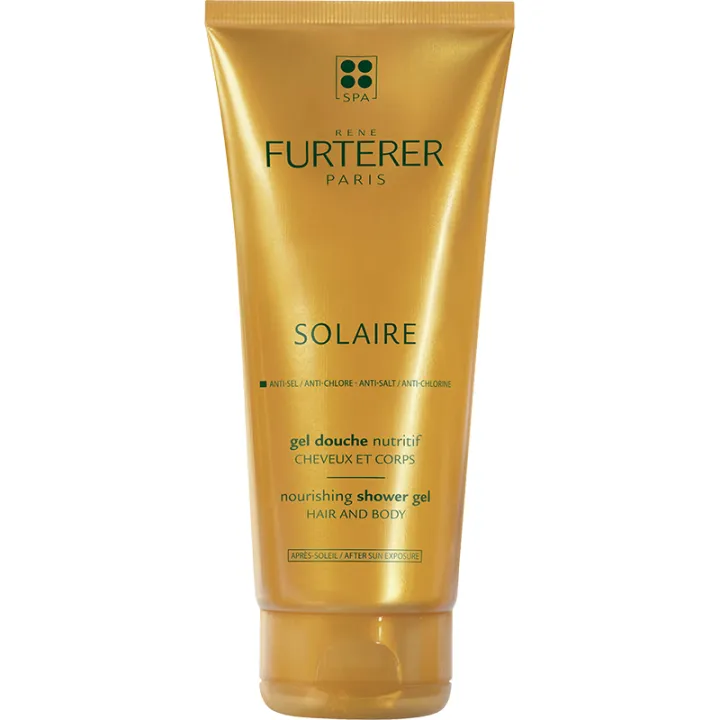René Furterer Solaire Gel Douche Nutritif Cheveux et Corps Après-Soleil 200 ml