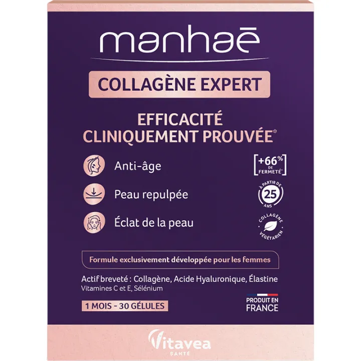 Vitavea Manhaé Collagène Expert Peau 30 gélules