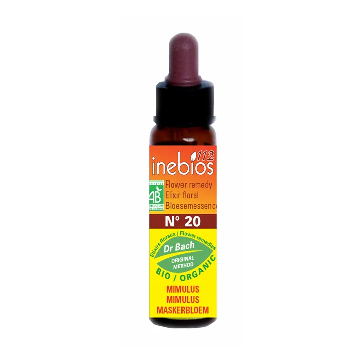 Inebios Fleur de Bach n°20 Mimulus Bio 10 ml