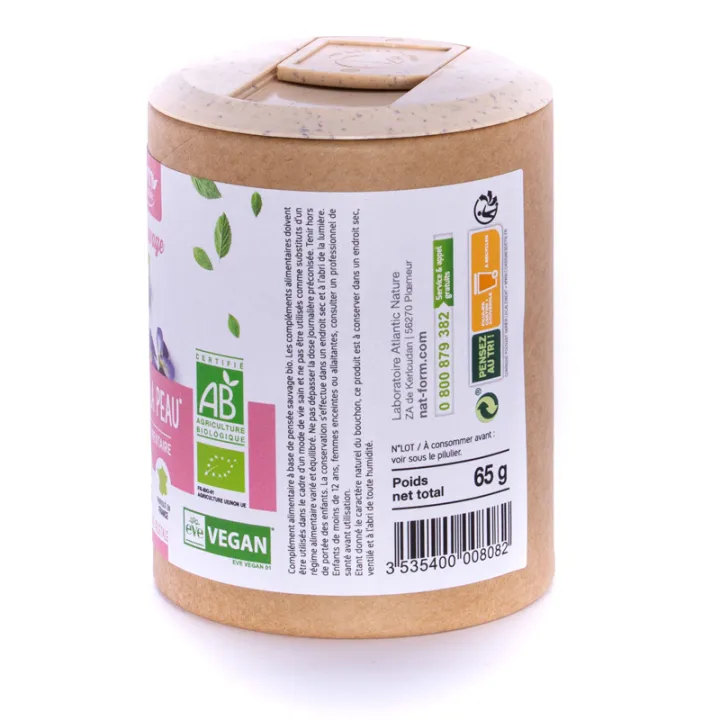 Nat & Form Pensee Sauvage Bio 200 Gélules Végétales Eco 