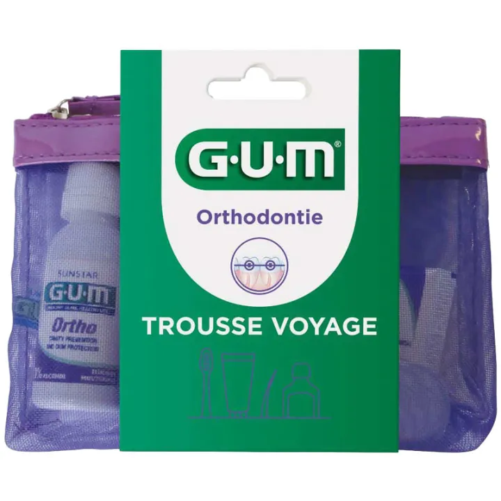 Sunstar GUM Trousse de Voyage Orthodontie