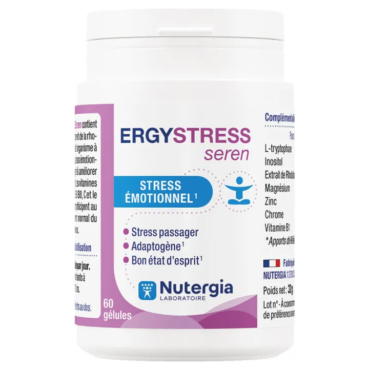 Ergystress Seren Nutergia Stress Émotionnel 60 gélules