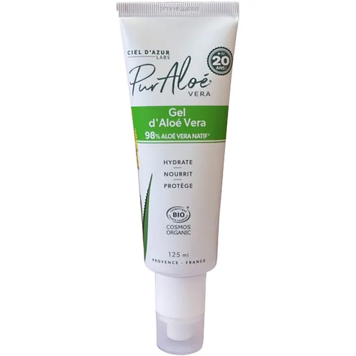 Pur Aloé Gel d’Aloé Vera 98 % Bio 125 ml