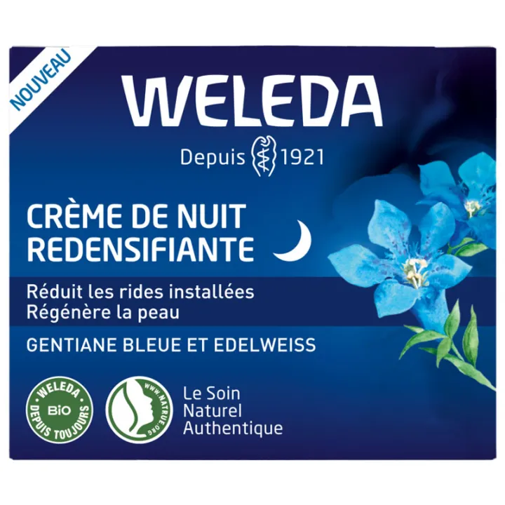Weleda Gentiane Crème de Nuit Redensifiante Bio 40 ml