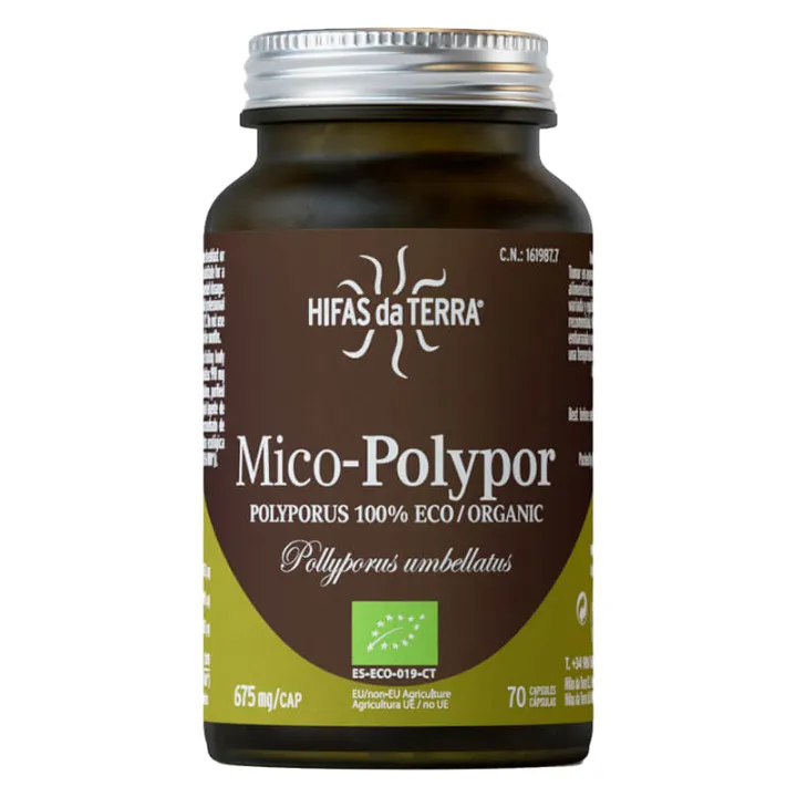 Hifas da Terra Mico-Polypor Polyporus Umbellatus Bio 70 Gélules