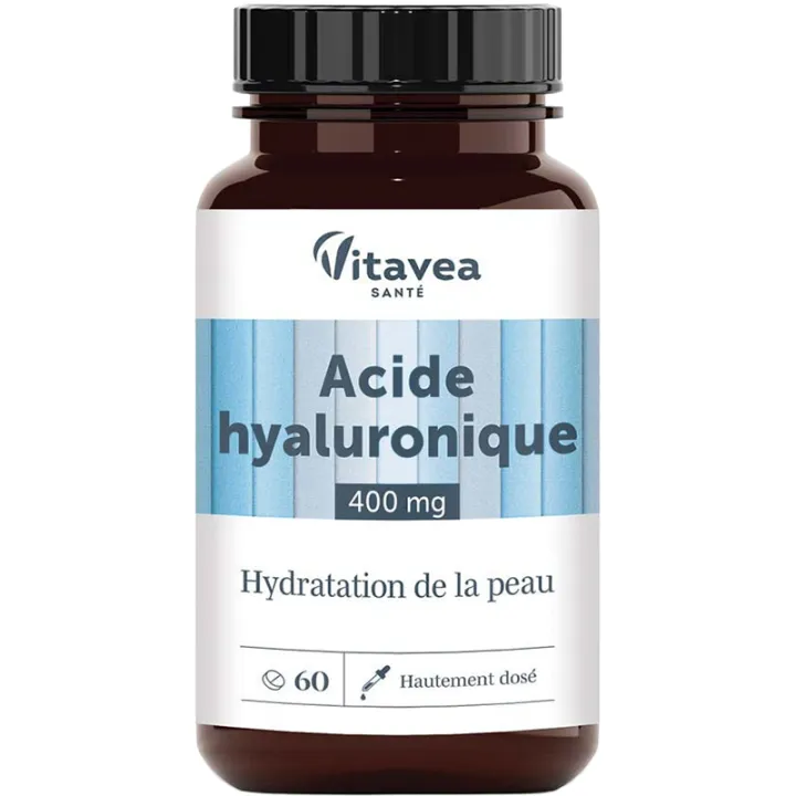 Vitavea Acide Hyaluronique 400 mg Hydratation & Fermeté 60 comprimés