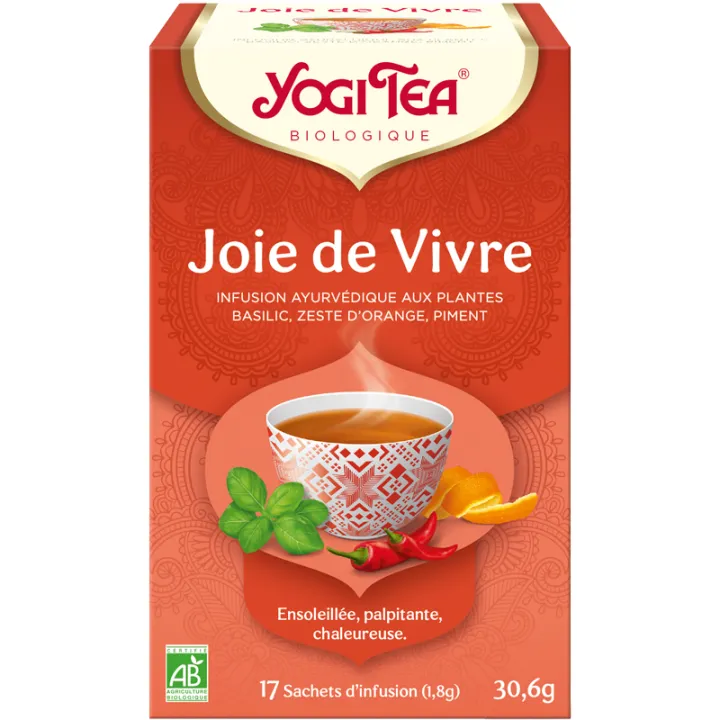 Yogi Tea Joie de Vivre Infusion Bio 17 sachets
