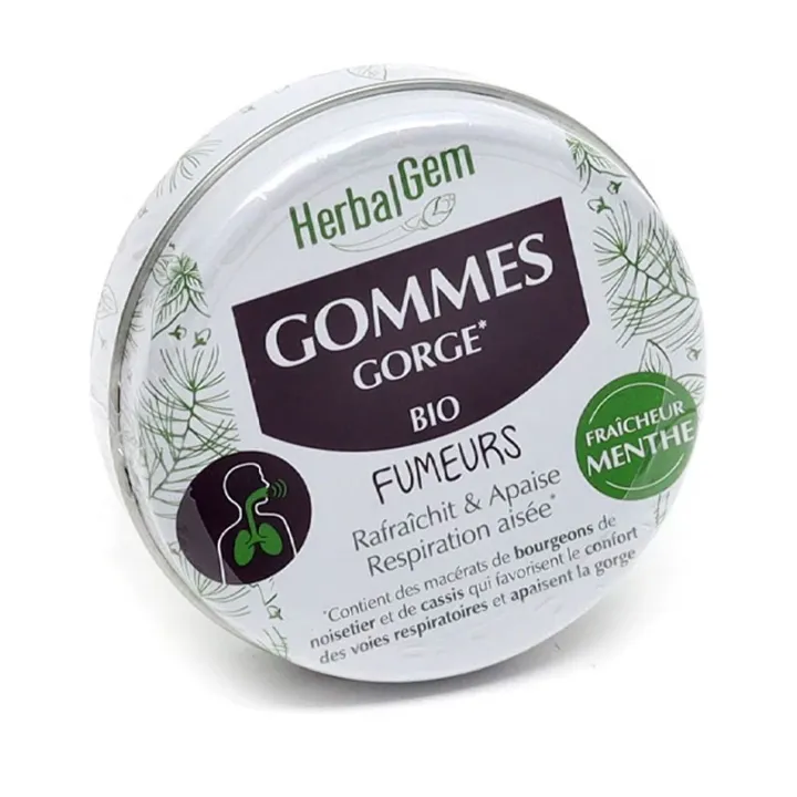 Herbalgem Gomme Des Fumeurs Gemmothérapie 45 gommes