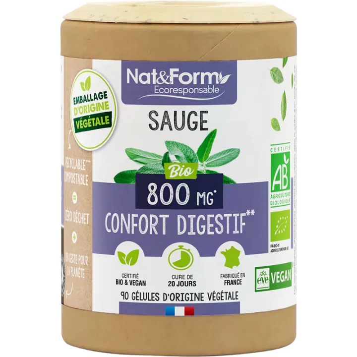 Sauge Bio 200 gélules Nat & Form