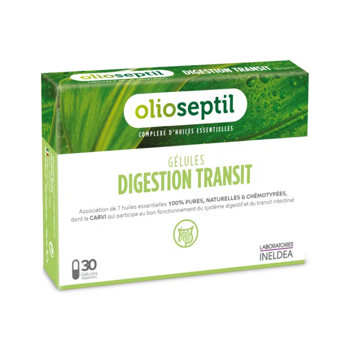 Olioseptil Gélules Digestion-Transit Huiles Essentielles - 30 gélules