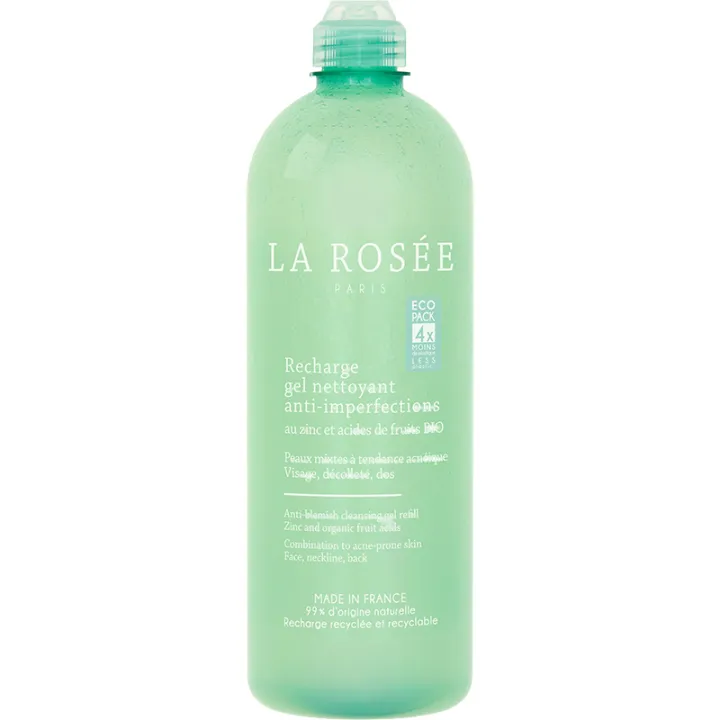 La Rosée Gel Nettoyant Anti-Imperfections Recharge 400 ml