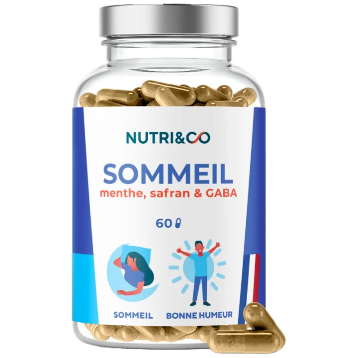 Nutri&Co Sommeil Safran & GABA 60 gélules
