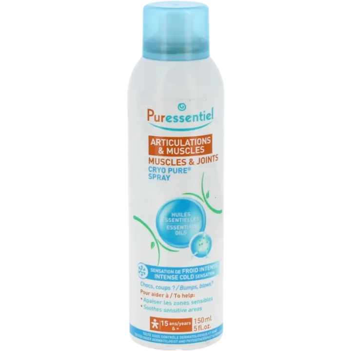 Spray Articulations Cryo Pure 14 huiles essentielles 150 ml Puressentiel