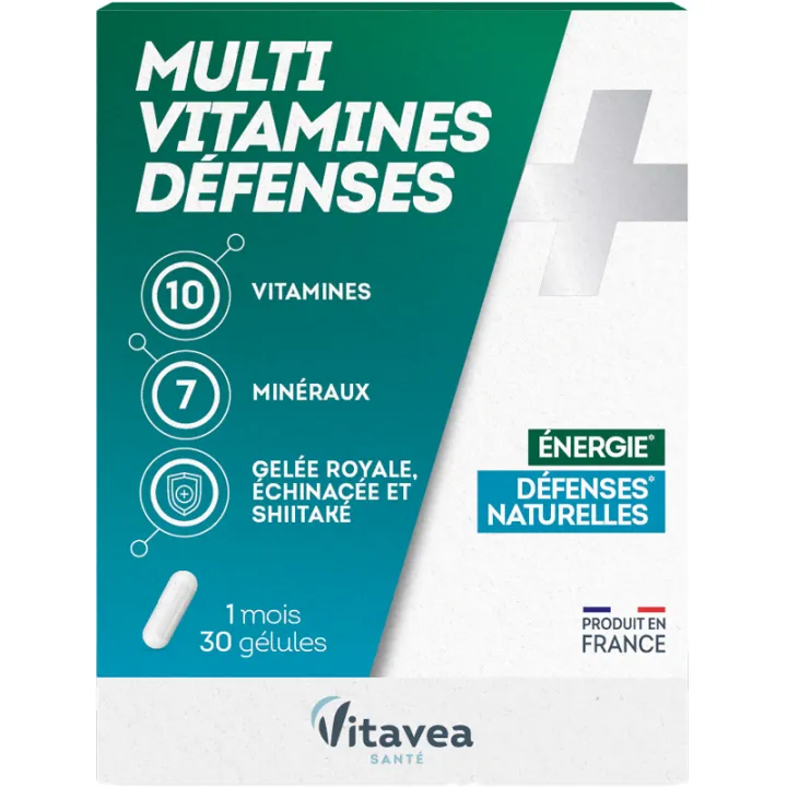 Vitavea Multivitamines Défenses & Immunité 30 gélules