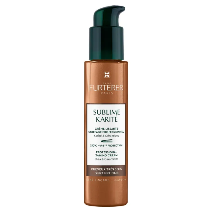 René Furterer Sublime Karité Crème Lissante Coiffage Cheveux Secs 100 ml