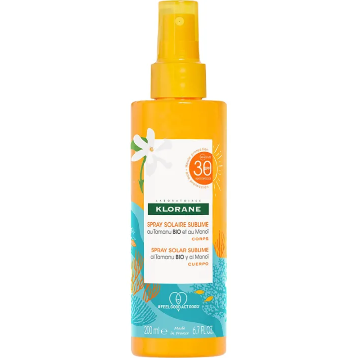 Klorane Polysianes Spray Sublimateur Solaire SPF30 Monoï 200 ml