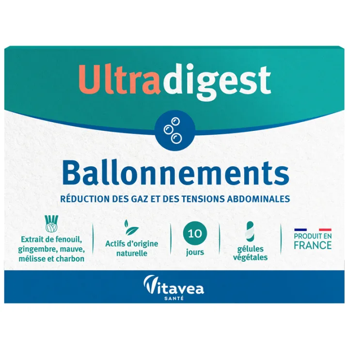 Vitavea Ultradigest Ballonnements 20 gélules