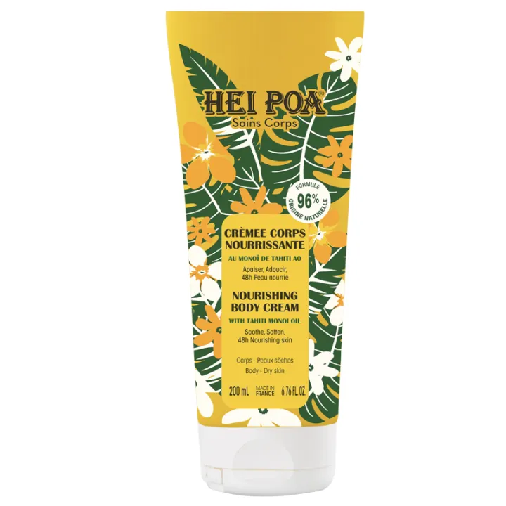 Hei Poa Crème Corps Nourrissante au Monoï de Tahiti 200 ml