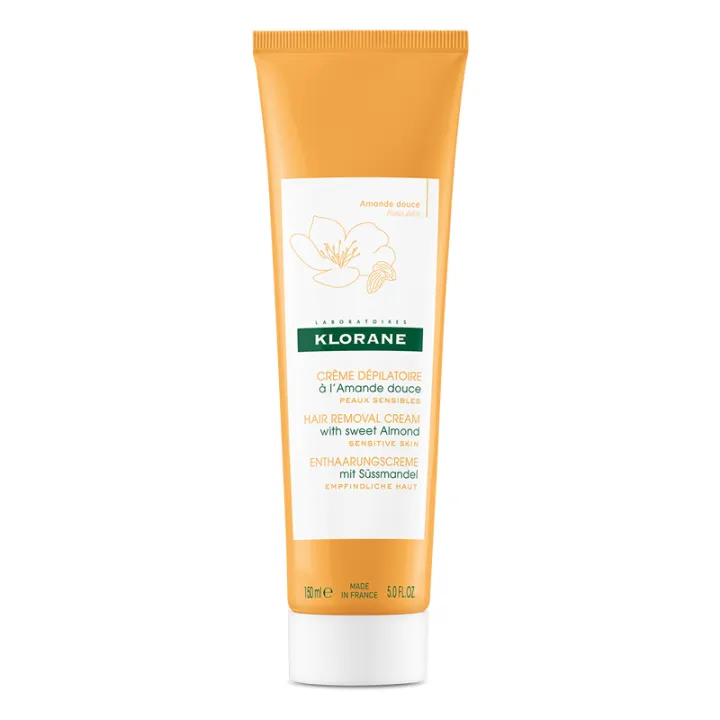 Klorane Crème Dépilatoire Très Douce Amande Douce 150 ml