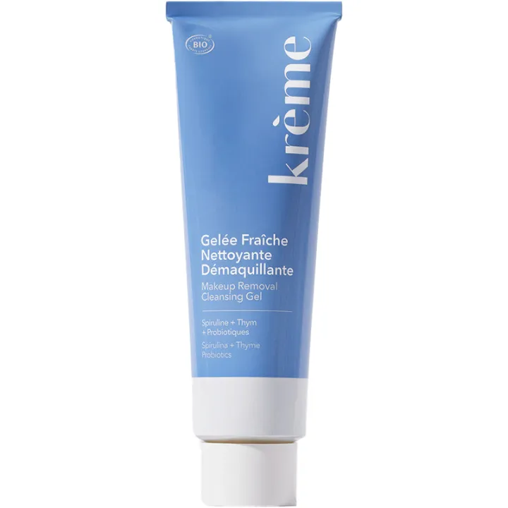 Krème Gélée Fraîche Nettoyante Démaquillante Bio 150 ml