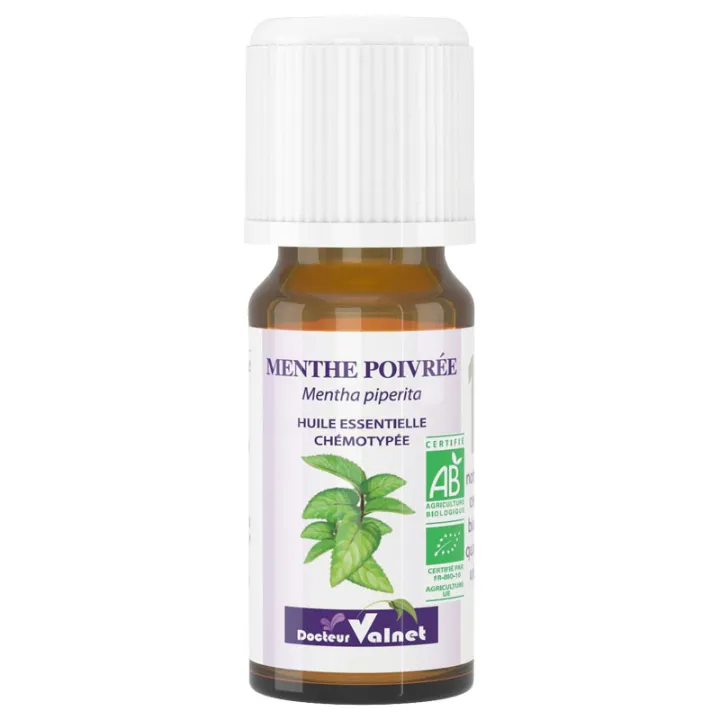 Huile Essentielle Bio Menthe Poivrée Dr Valnet 10 ml
