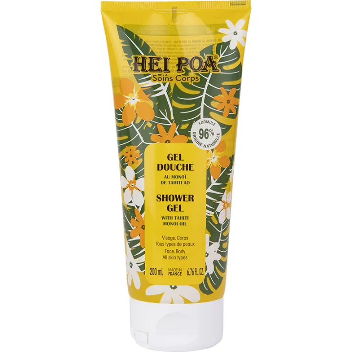 Hei Poa Gel Douche au Monoï de Tahiti 200 ml