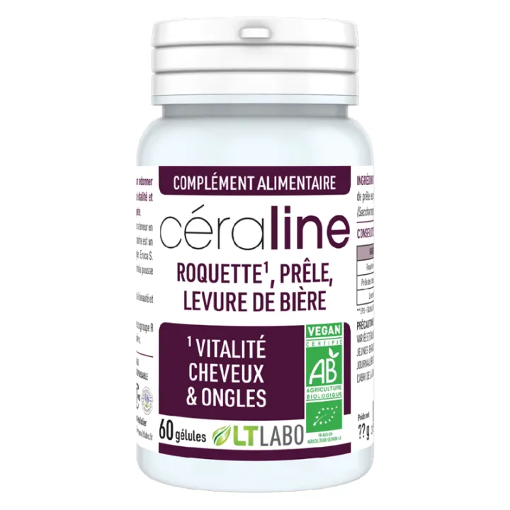 LT Labo Céraline Vitalité Cheveux et Ongles 60 gélules