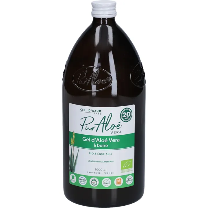 Pur Aloé Gel d’Aloé Vera Bio à Boire 1 L