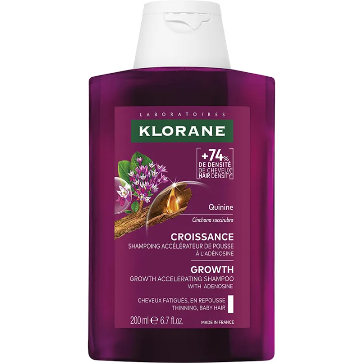 Klorane Croissance Shampooing Accélérateur de Pousse 200 ml