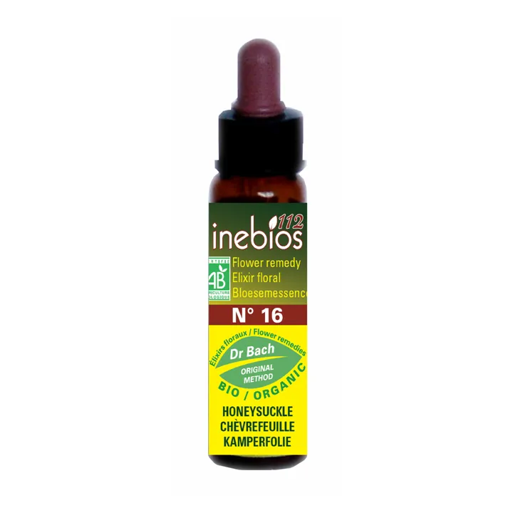 Inebios Fleur de Bach n°16 Honeysuckle Chèvrefeuille Bio 10 ml