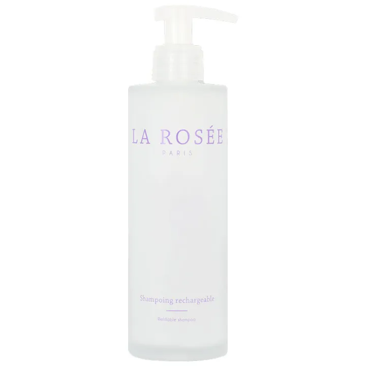 La Rosée Flacon Verre Vide Rechargeable Shampooing 200 ml