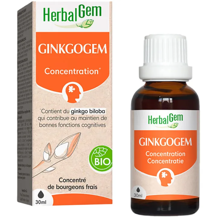 GinkgoGem Complexe de bourgeons Bio 30 ml HerbalGem