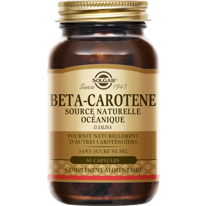 Solgar Bêta-Carotène 7 mg 60 capsules