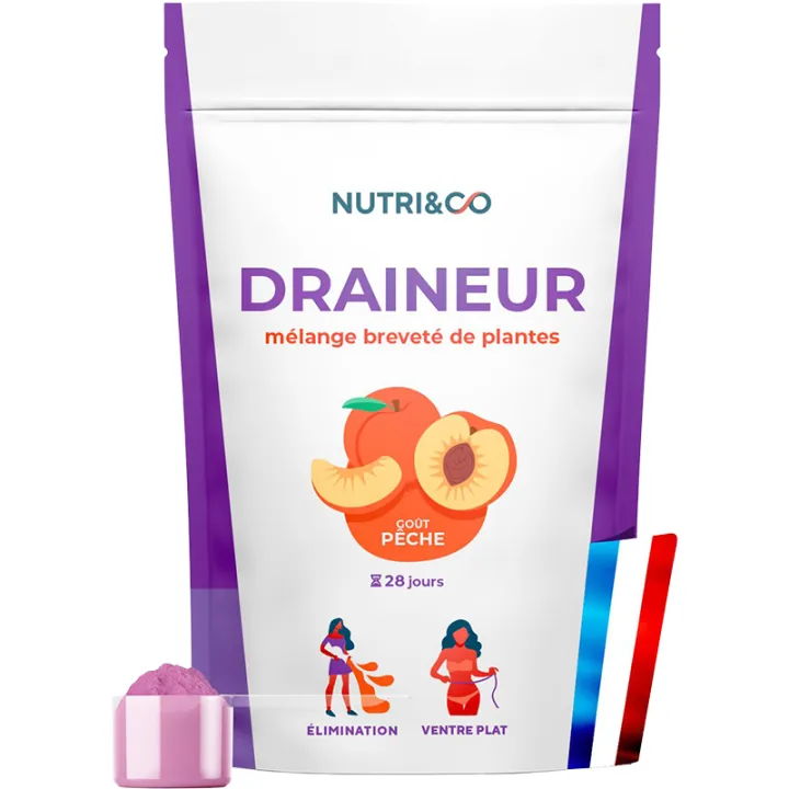Nutri&Co Complexe Végétal Poudre Cassis & Plantes - Pêche - 28 jours